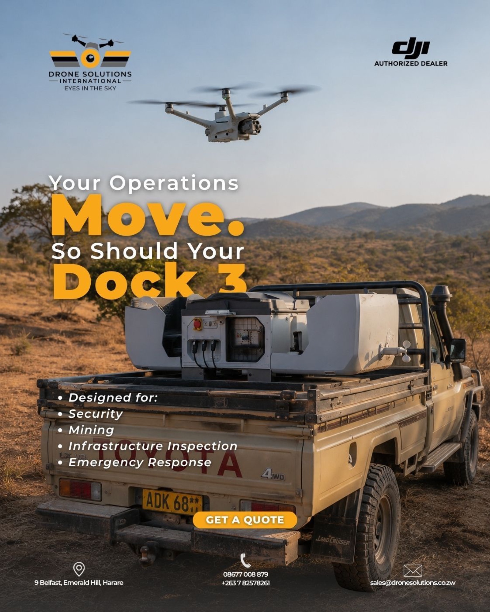 DJI Dock 3 recommended for Remote operations